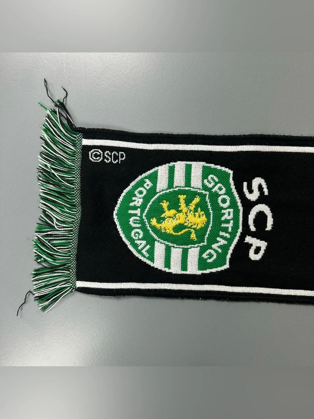 SPORTING Portugal Football Soccer Scarf Official Product Knit Acrylic